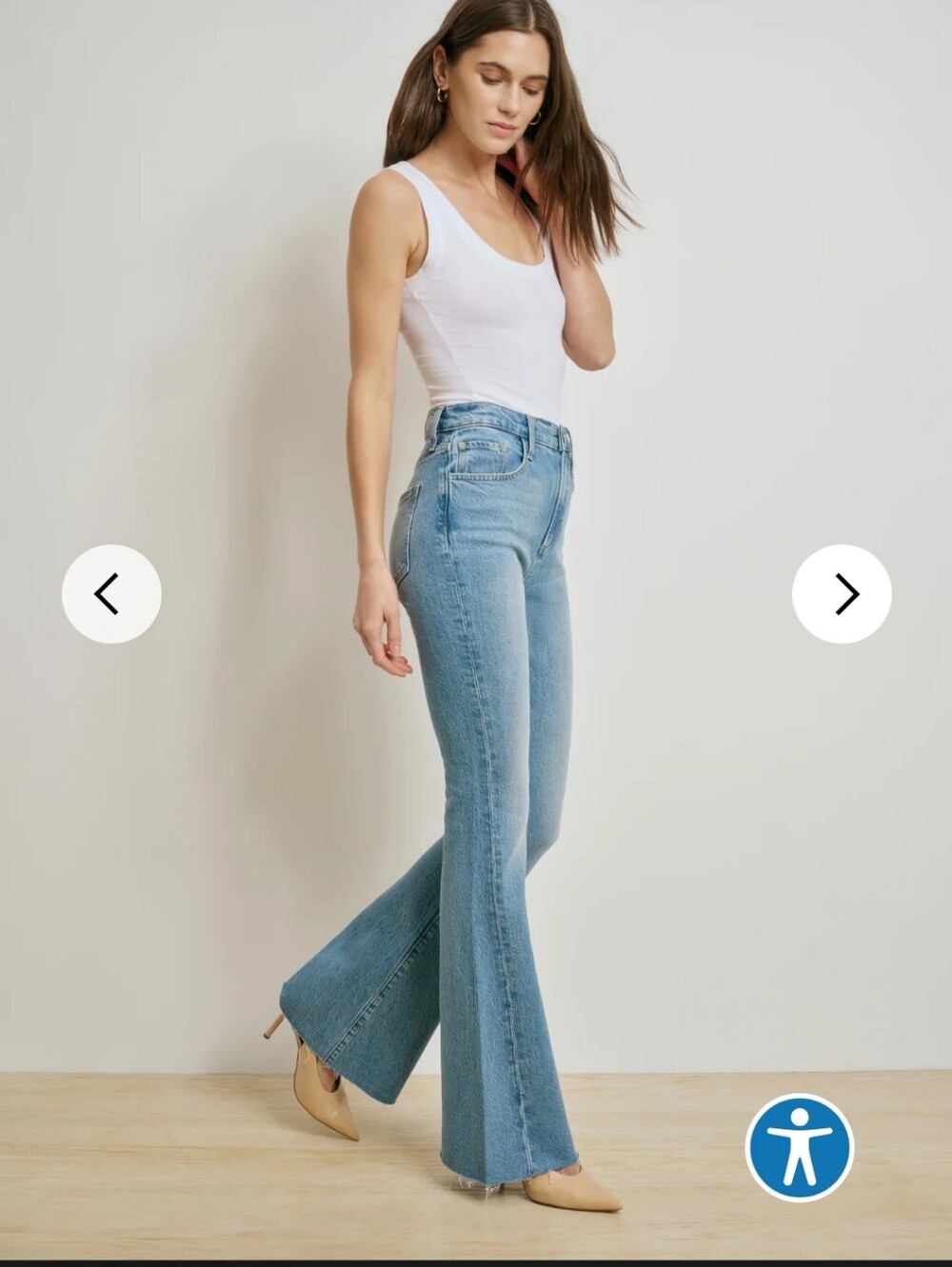 Read Description: Favorite Daughter Dark Valentina Super High-Rise Flare Jeans